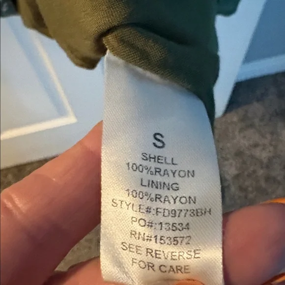 Bohme Floral Green Dress - Picture 4 of 7